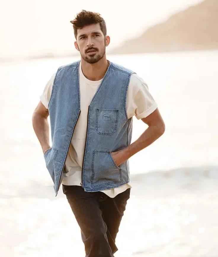 SIMWOOD Denim Workwear Vest