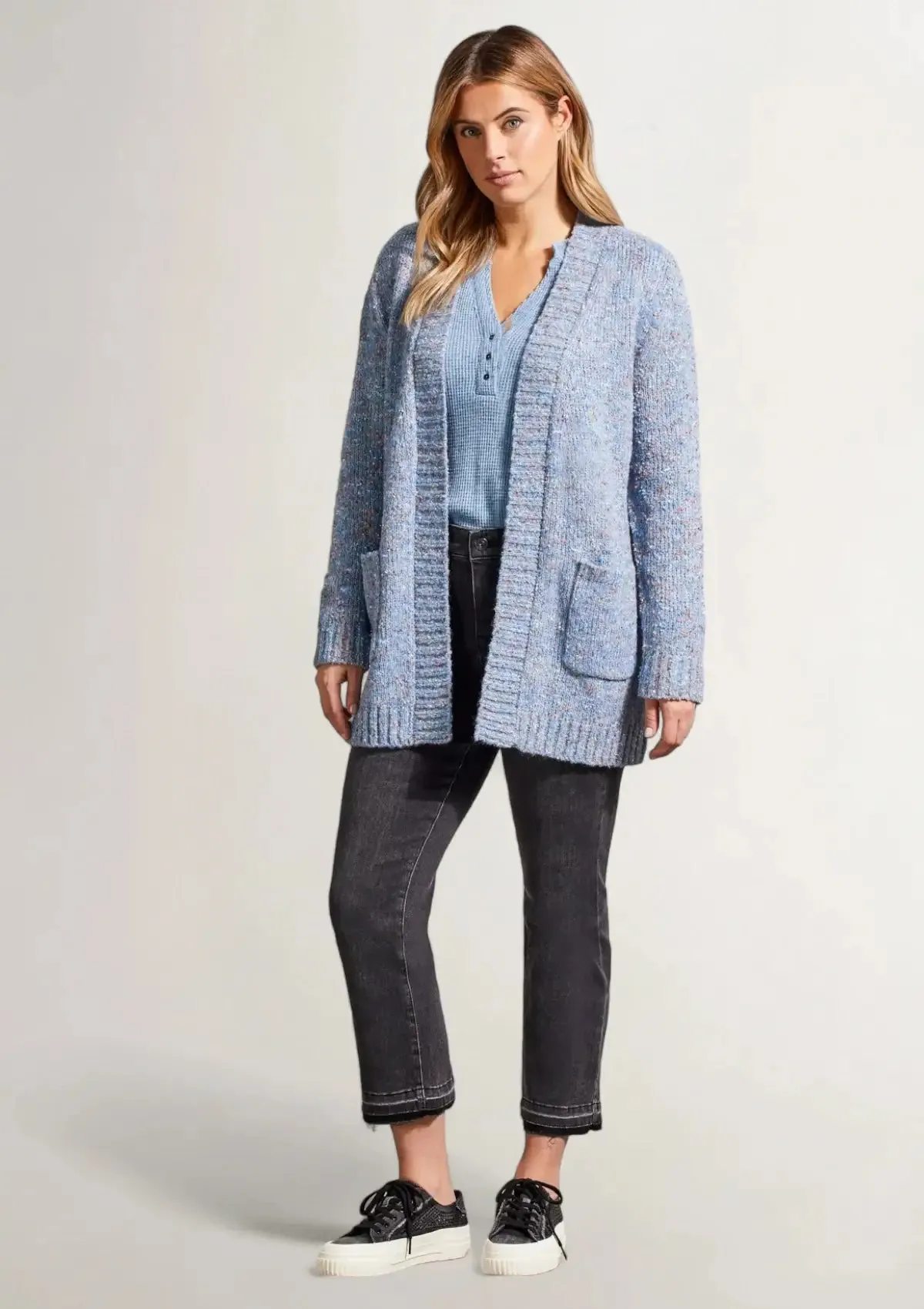 Sofia Sweater Cardigan - Blue Jay