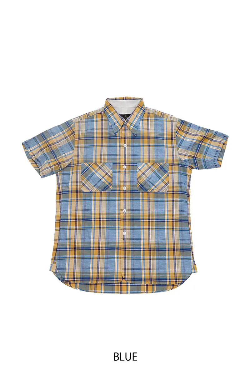 S/S Madras Check Work Shirt