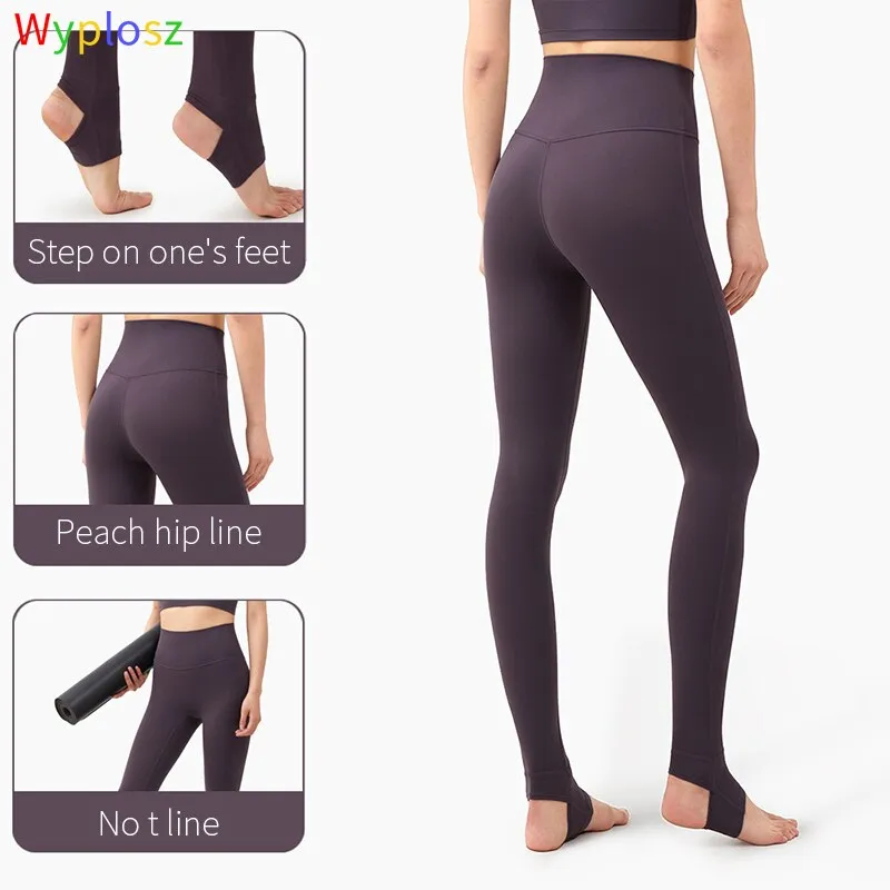 Stirrup Yoga Pants Seamless Leggings Pants Sportswear Gym Clothing Tights Sports Fitness Leggings