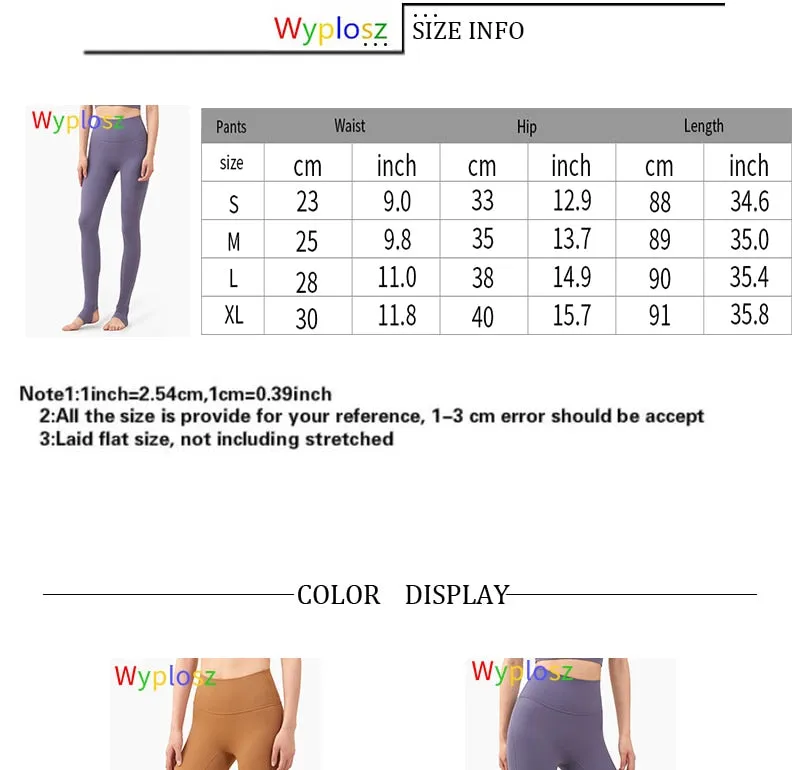 Stirrup Yoga Pants Seamless Leggings Pants Sportswear Gym Clothing Tights Sports Fitness Leggings