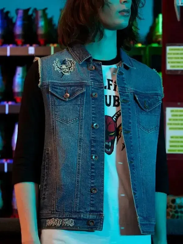 Stranger Things Eddie Munson Denim Vest