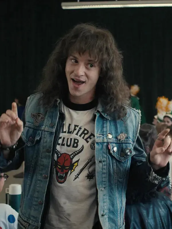 Stranger Things Eddie Munson Denim Vest