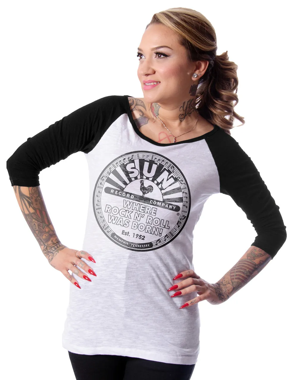 Sun Records Original Women's Raglan Tee