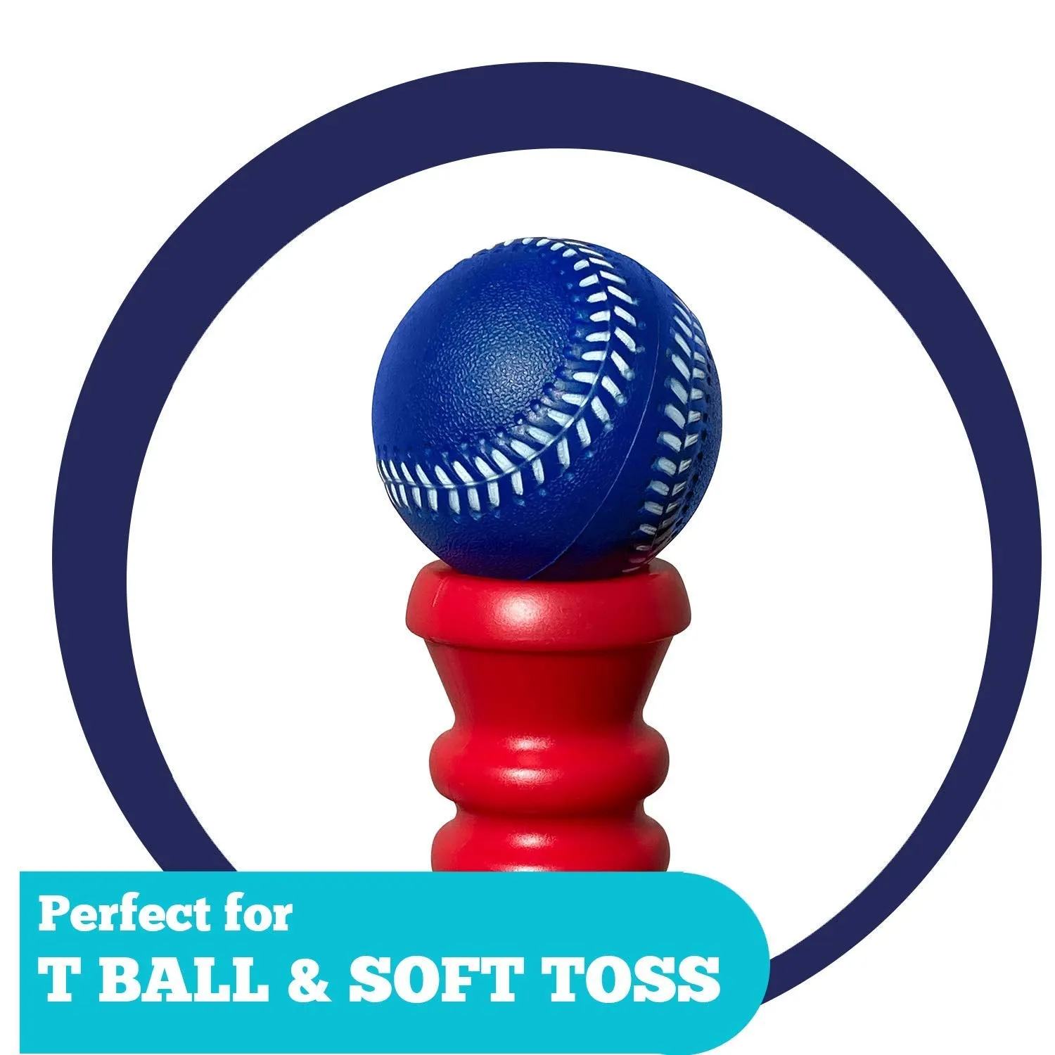 Toddler & Little Kids Oversized Foam Baseballs | Perfect for use as Safe & Soft Kids