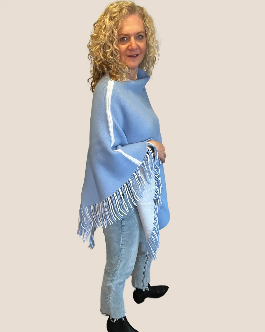 Two Toned Poncho