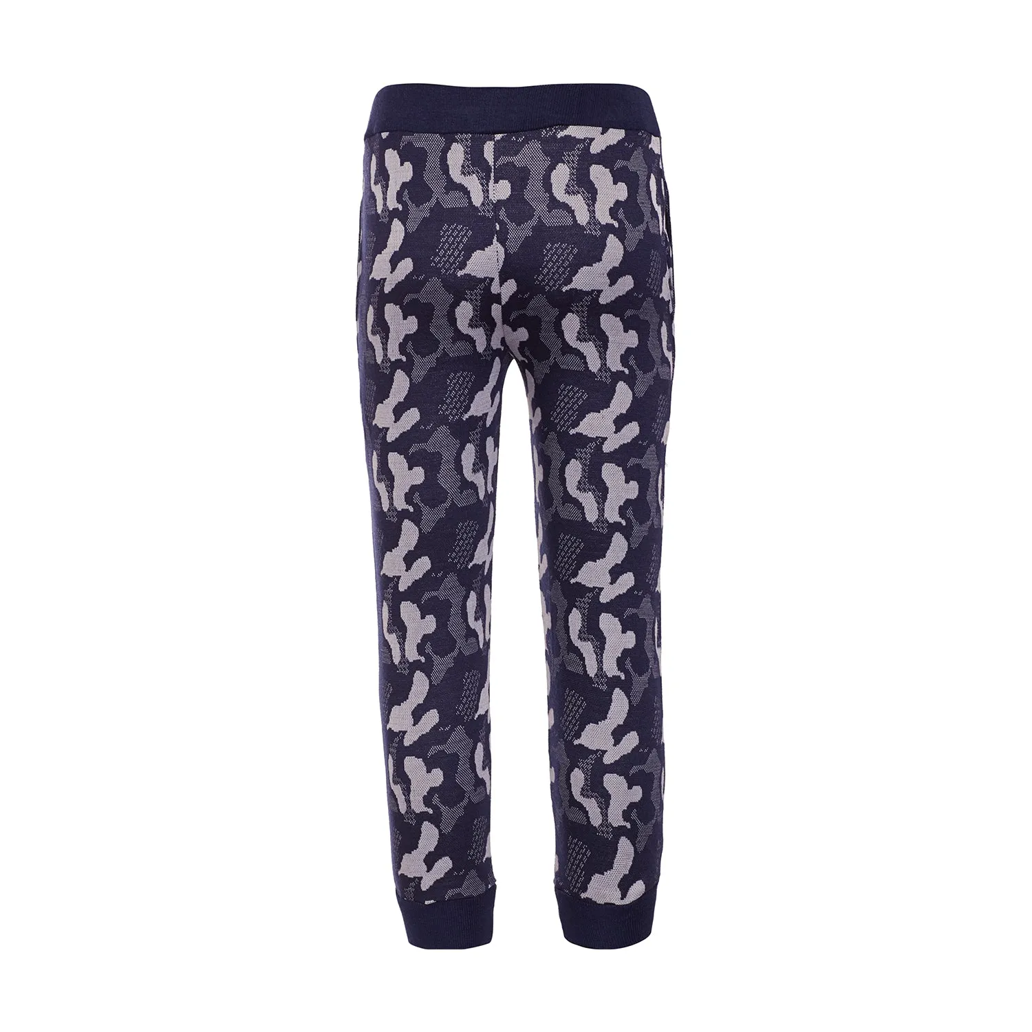 Vimal Jonney Regular Fit Cotton Blended Navy Blue Track Pant For Kids