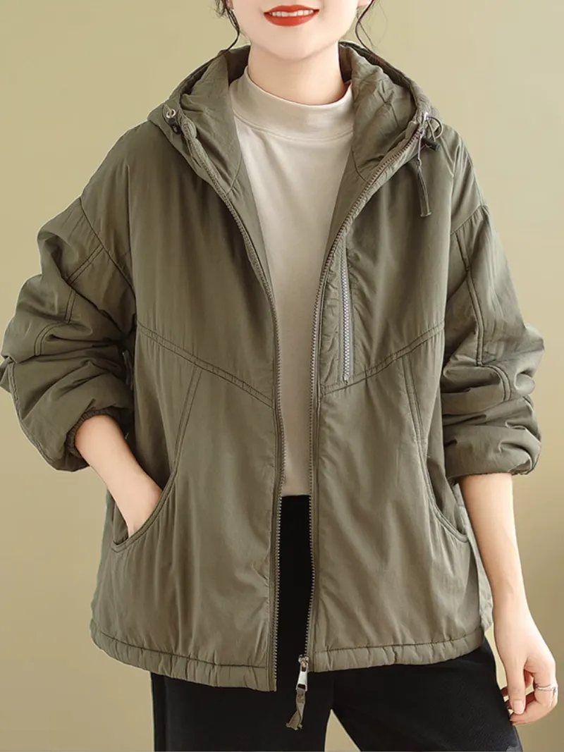 Women's Lightweight and Stylish Winter Hooded Jacket