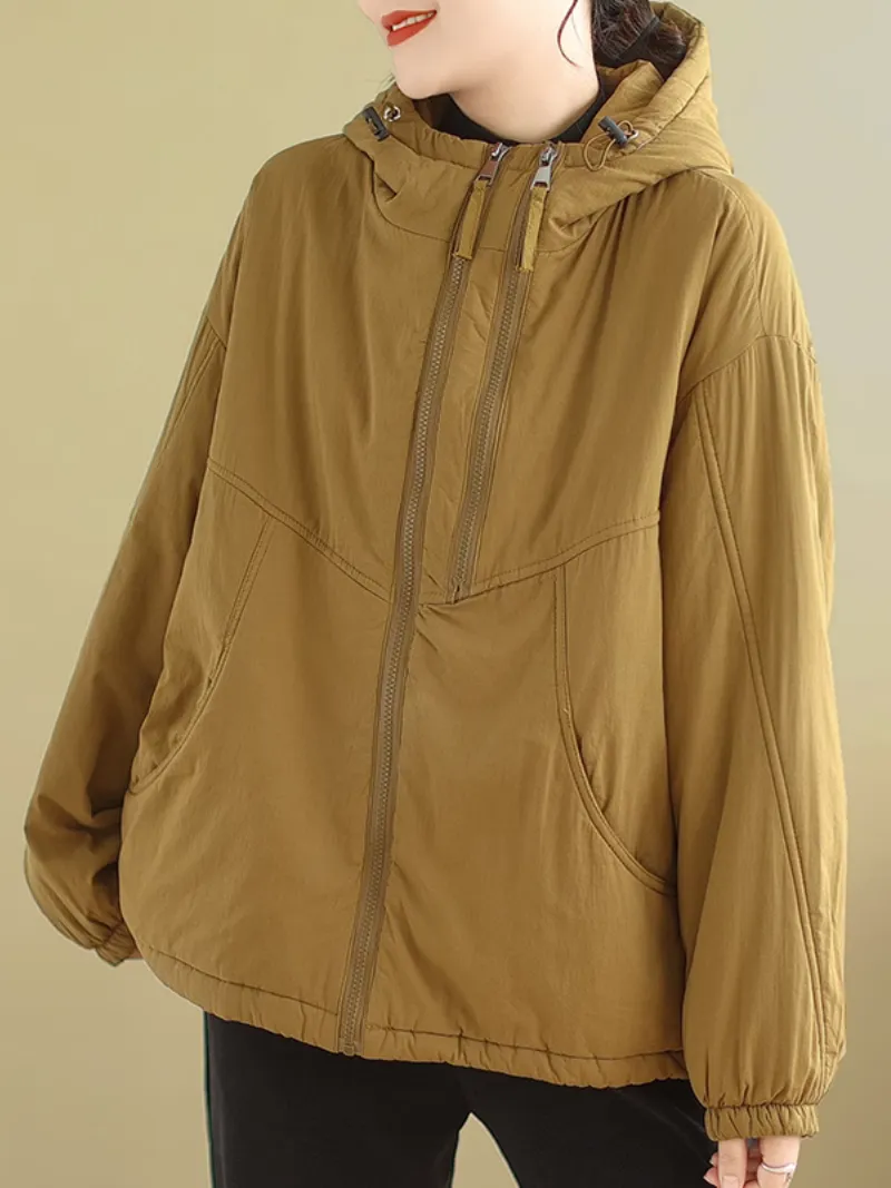 Women's Lightweight and Stylish Winter Hooded Jacket