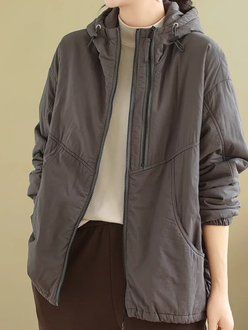 Women's Lightweight and Stylish Winter Hooded Jacket