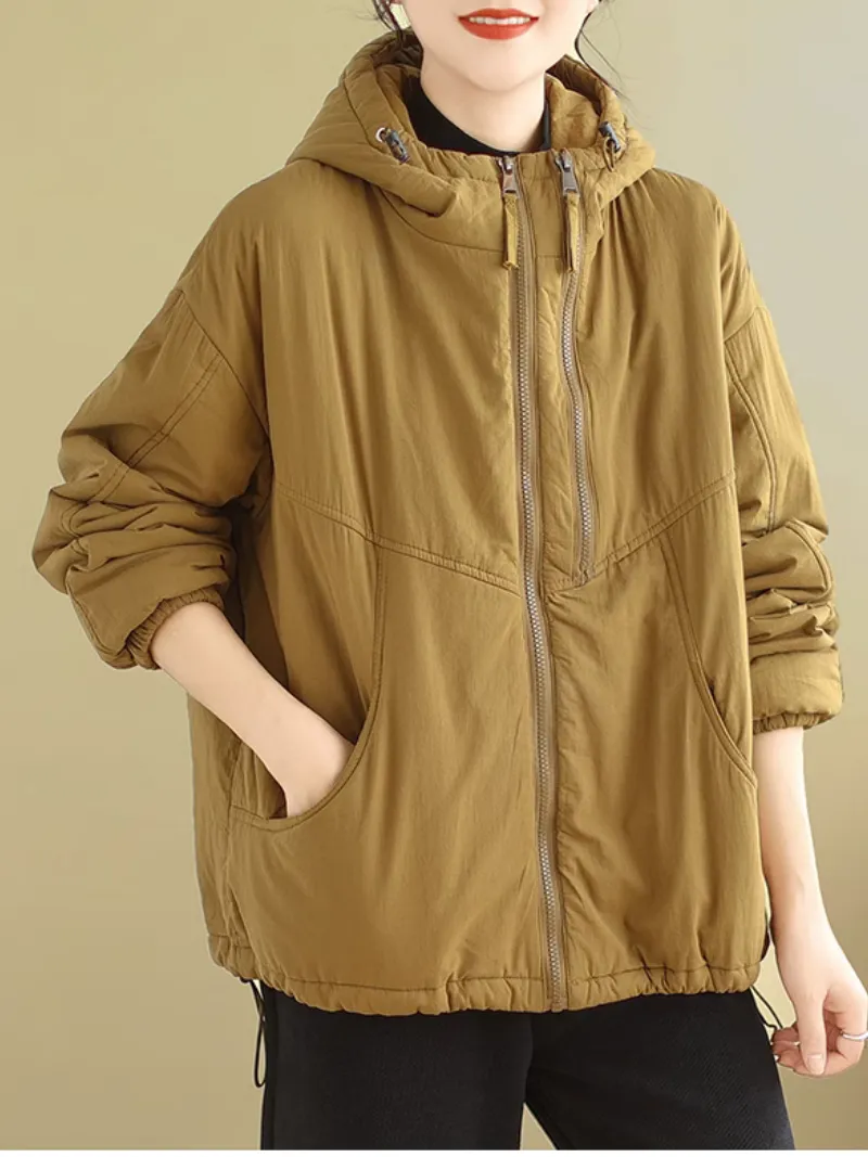 Women's Lightweight and Stylish Winter Hooded Jacket