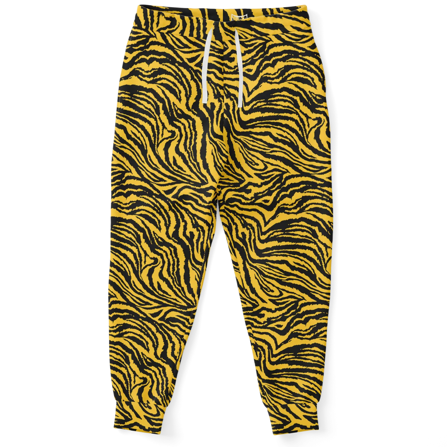 Yellow Wavy Zebra Joggers